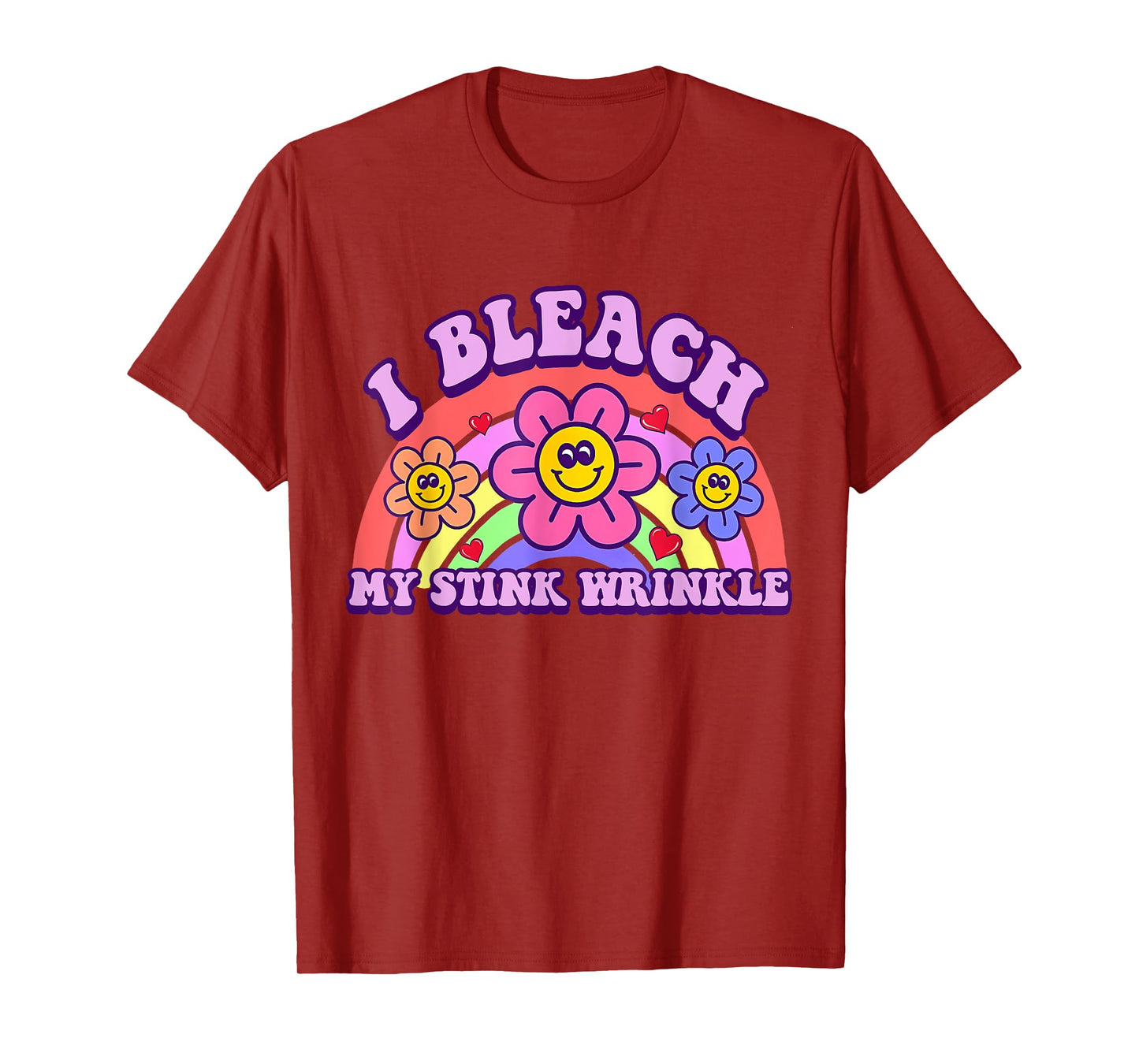 Funny I Bleach My Stink Wrinkle Sarcastic Adult Humor Meme T-Shirt