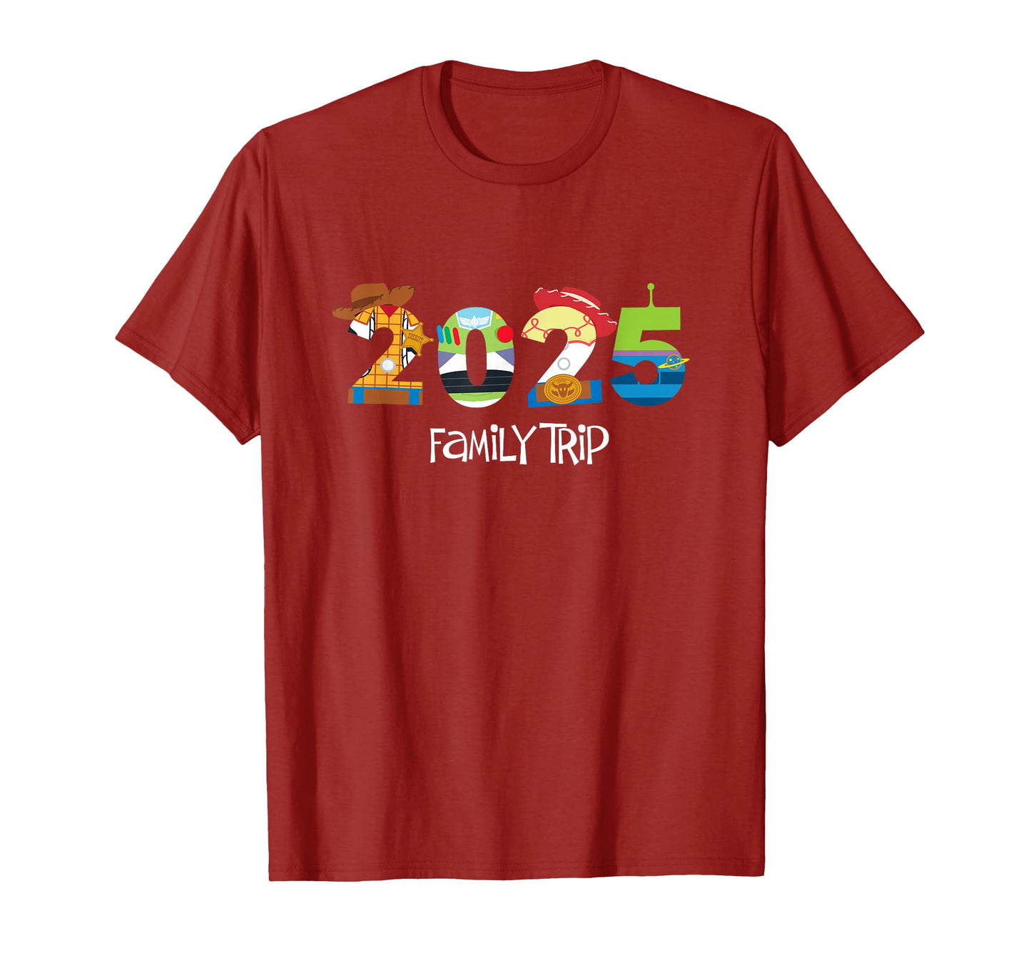 Disney and Pixar's Toy Story "2025 Family Trip" Vacation T-Shirt