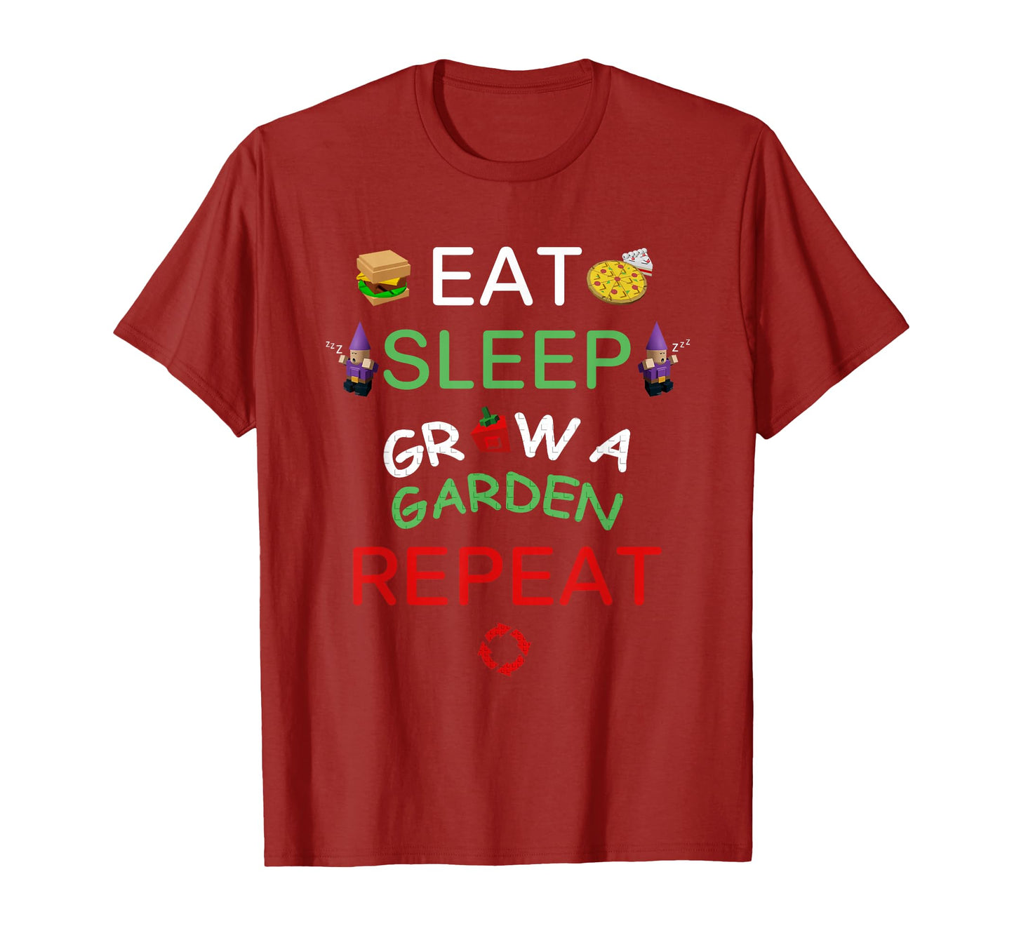 Eat Sleep Grow A Garden Repeat Player T-Shirt