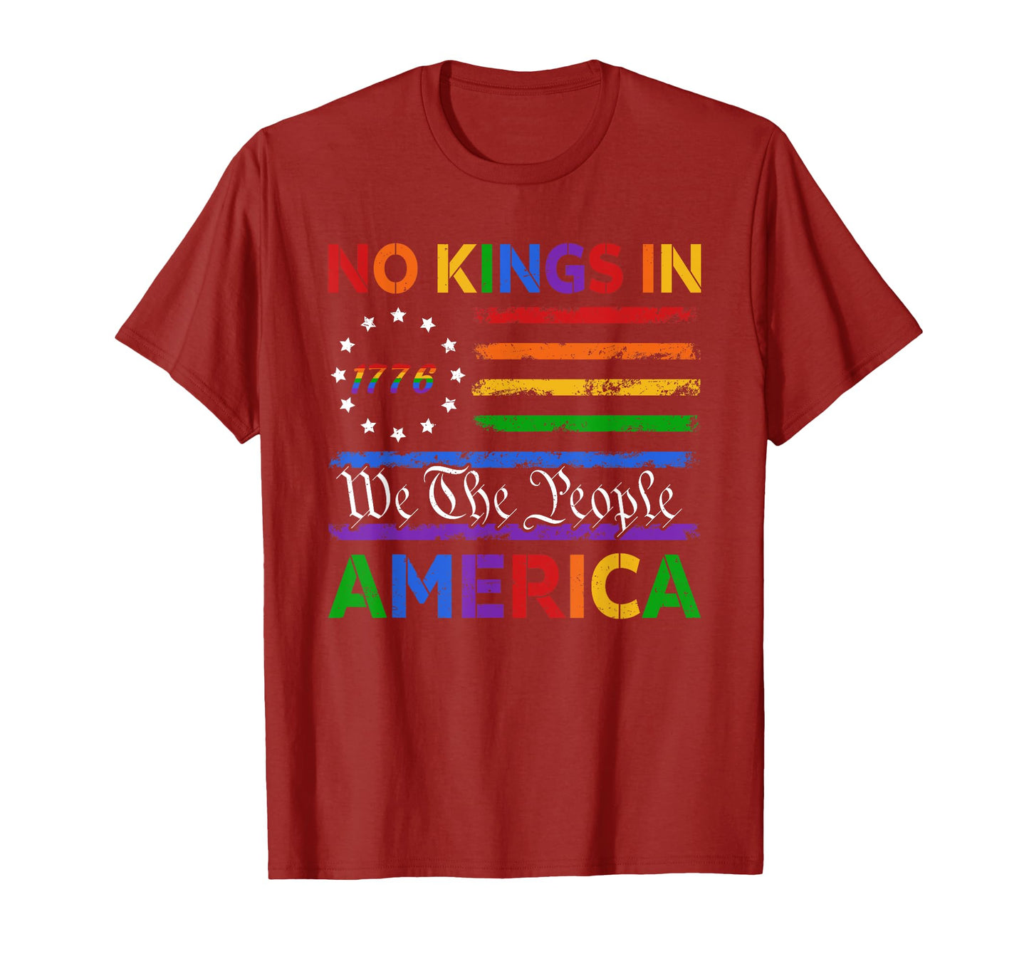 Patriotic Pro-Democracy Protest June 14 No Kings In America T-Shirt