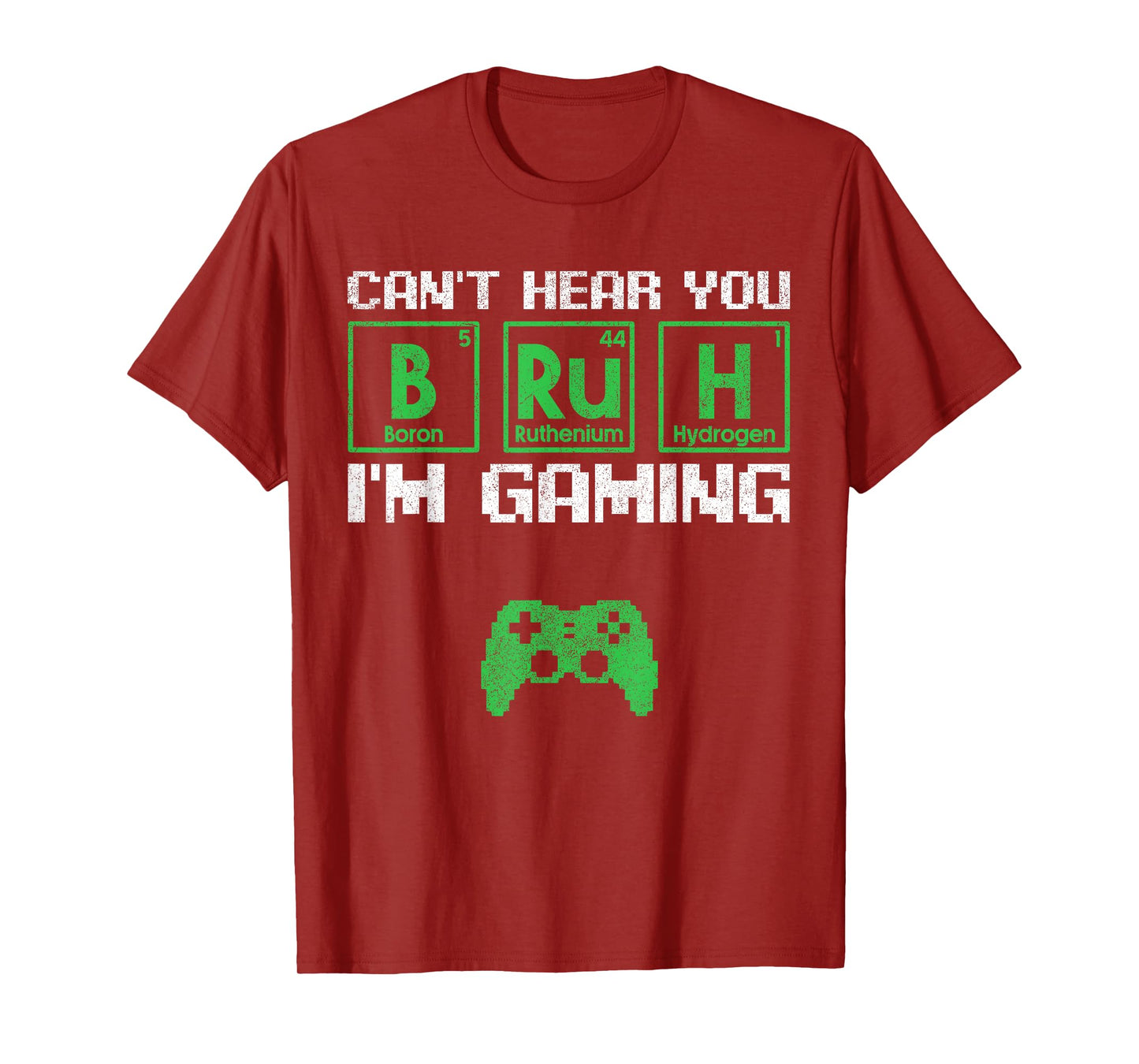 Can't Hear You Bruh I'm Gaming Video Gamer Teen Boys Gaming T-Shirt