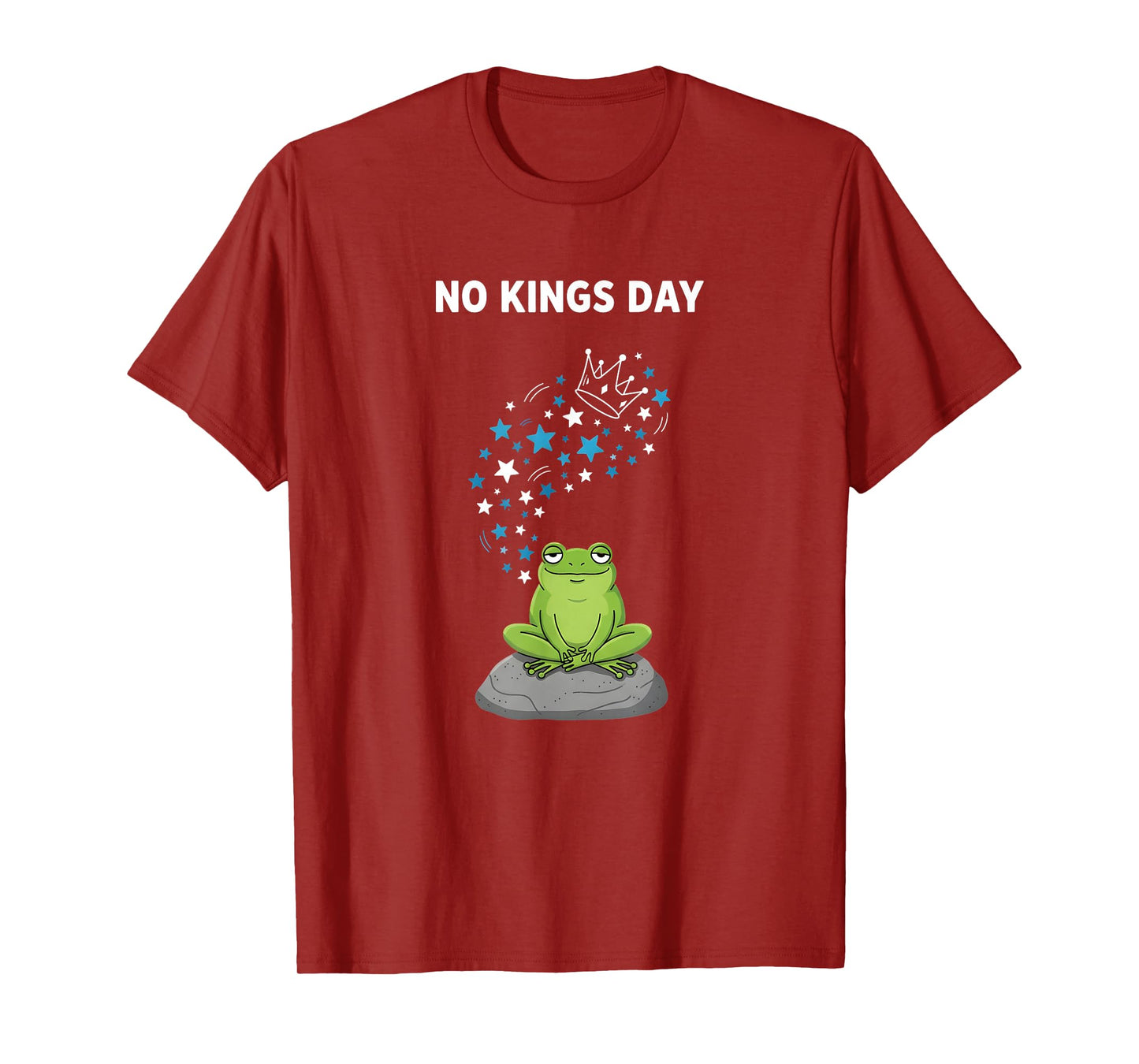 Frog Protest No Kings in America Democracy Patriotic Frog T-Shirt