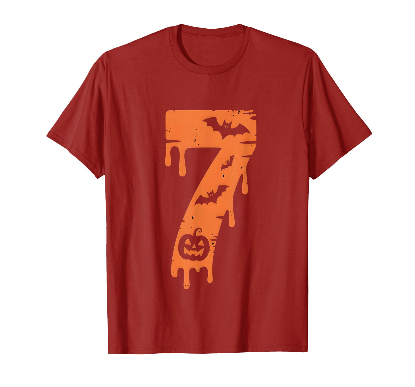 7 Number Meme 67 Six Seven Halloween T-Shirt