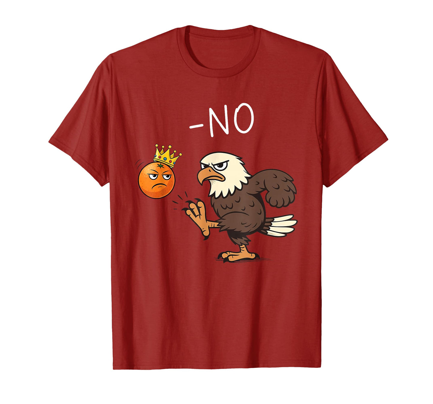 Funny Eagle No Kings October 18 No Kings Day Men Women T-Shirt