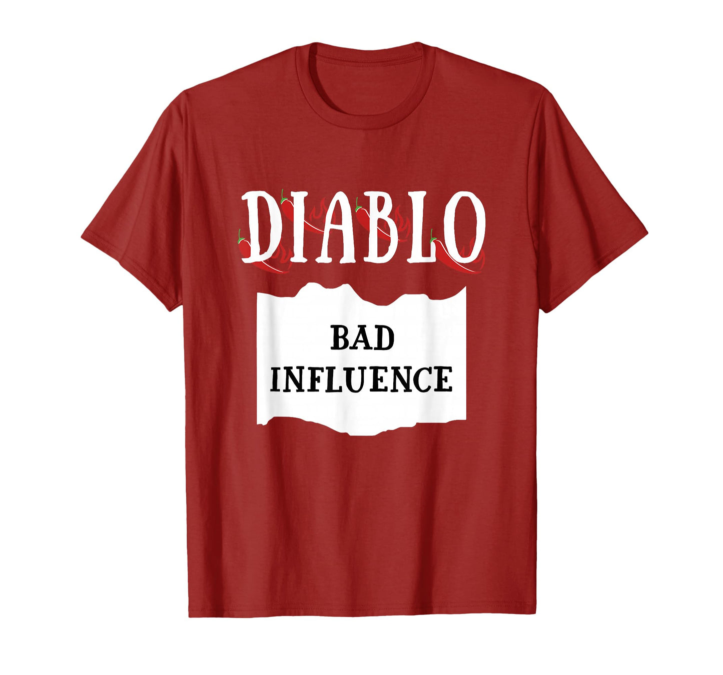 Bad Influence Diablo Hot Sauce Group Costume T-Shirt