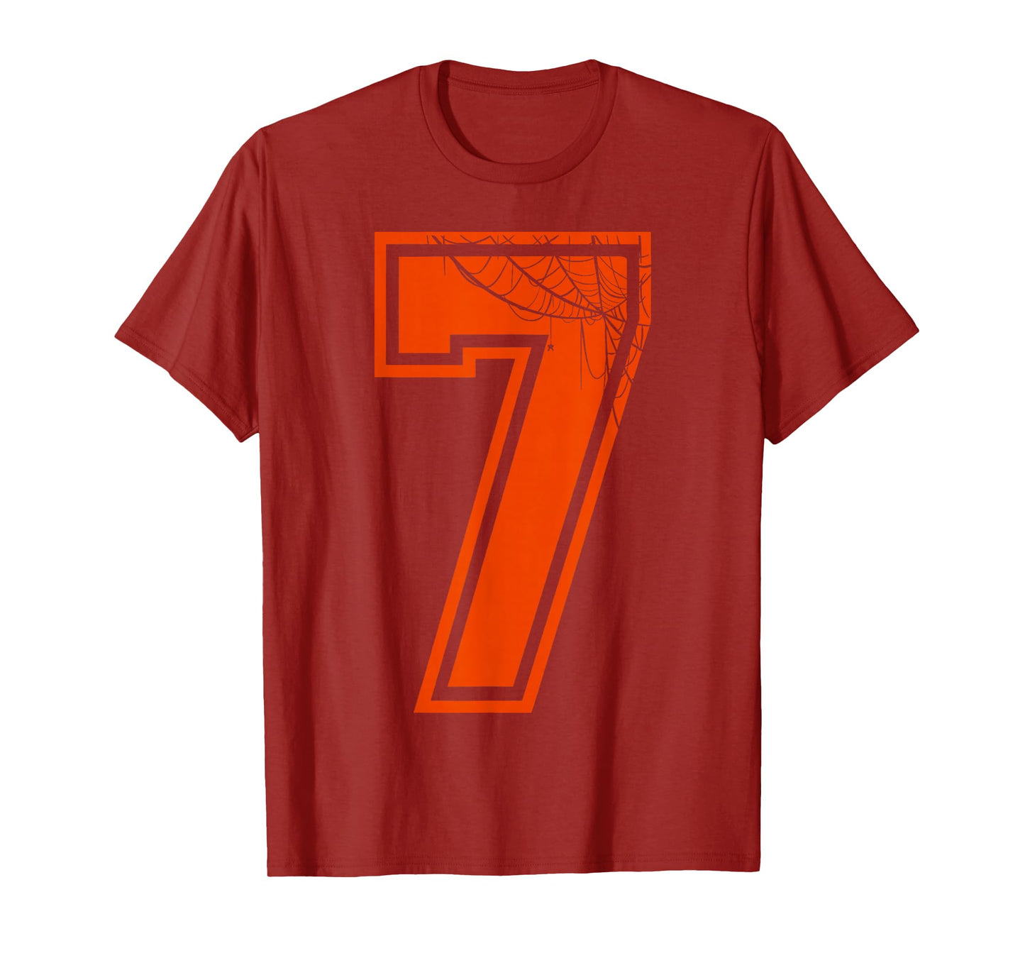 6 7 Spider Web Funny Halloween Costume Tee T-Shirt