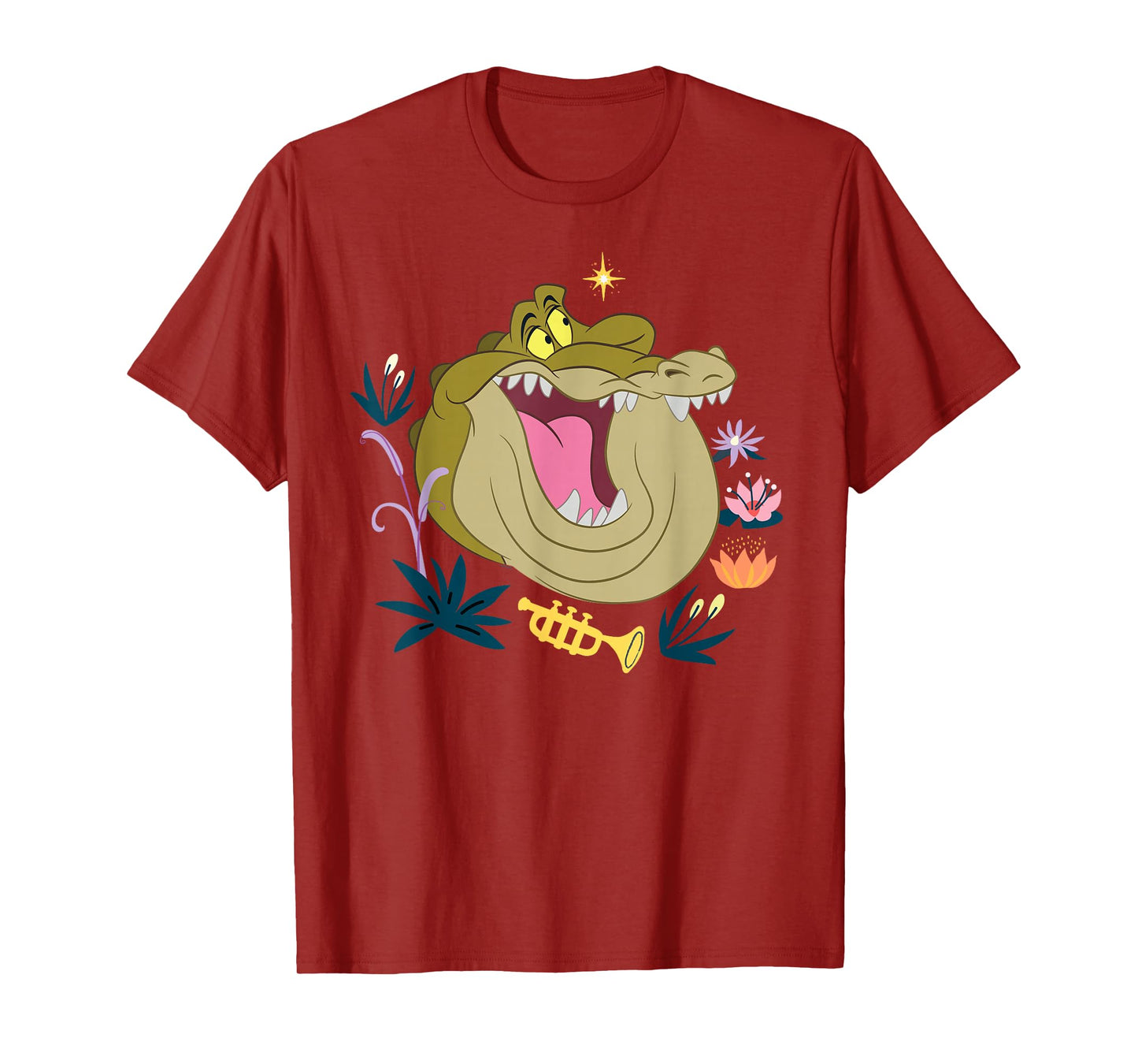 Disney Princess and the Frog Louis Gator Big Face Costume T-Shirt