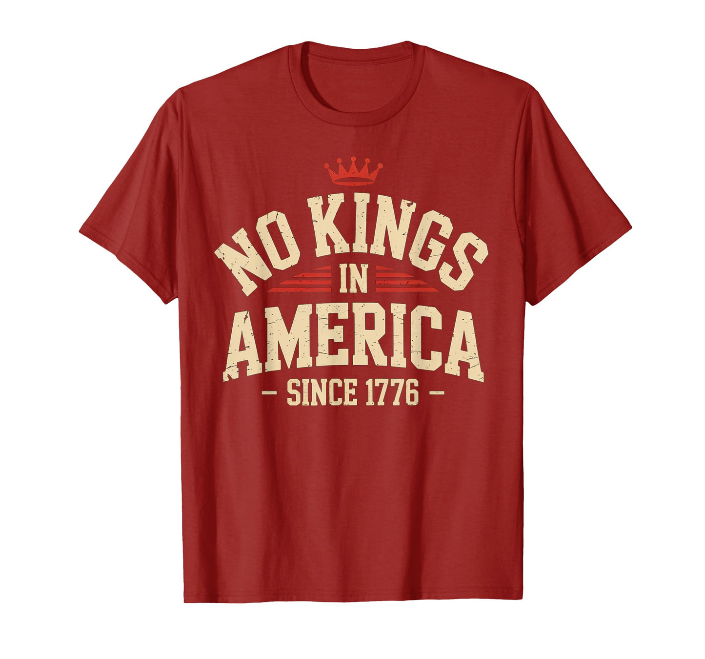 No Kings In America Since 1776 4th Of July Independence Day T-Shirt