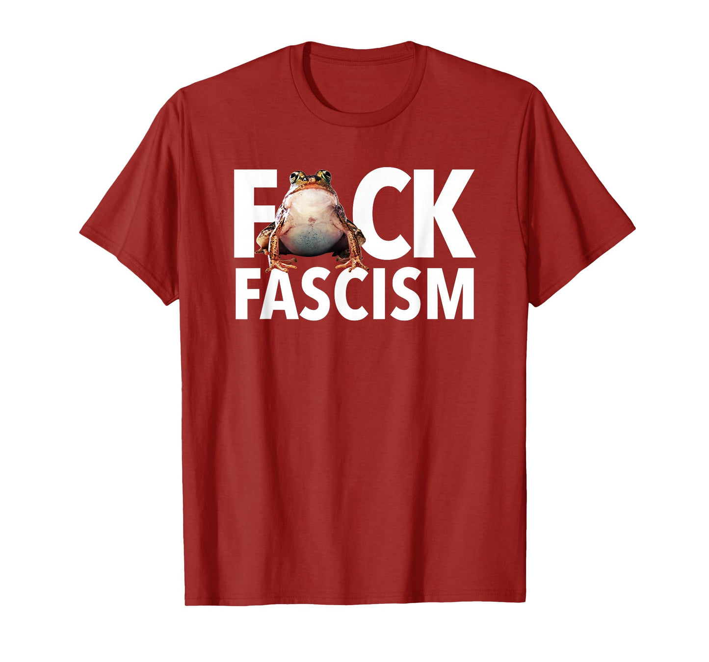 Fuck Fascism - Censored with Portland Frog T-Shirt