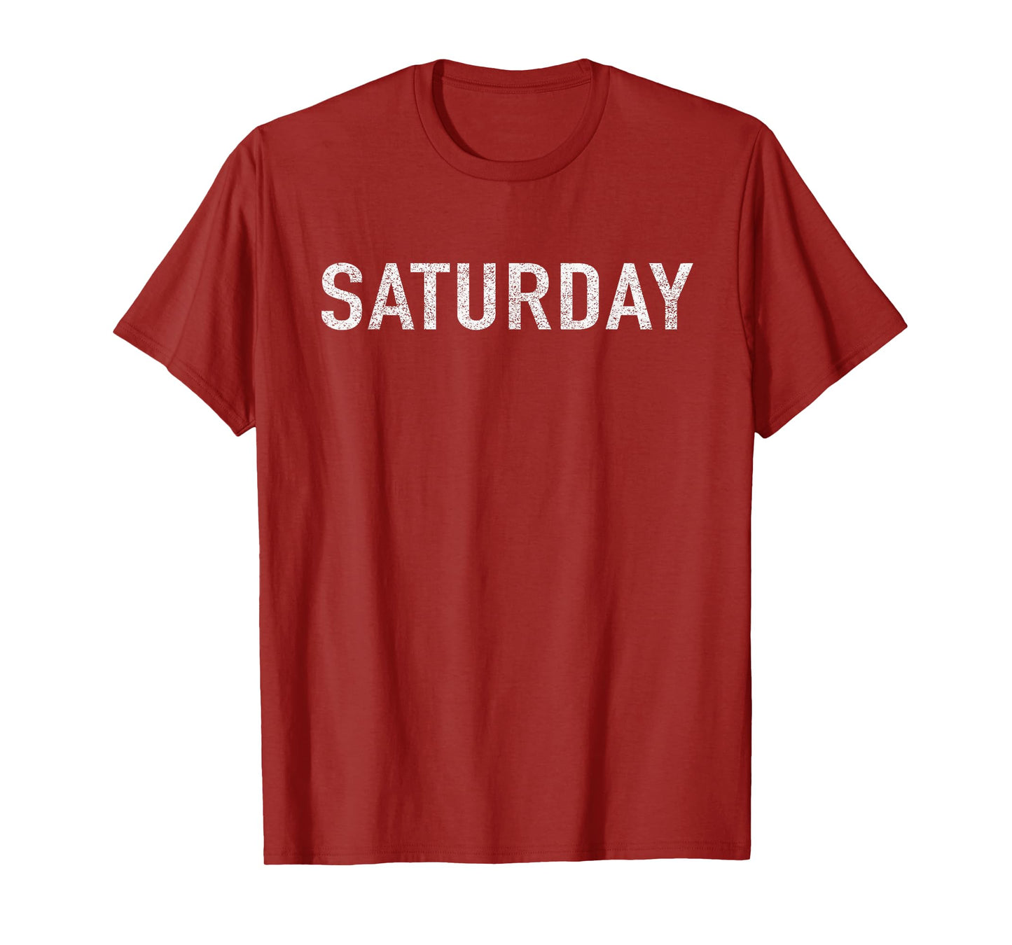 DAYS of the WEEK tshirt series 'SATURDAY' distressed T-Shirt