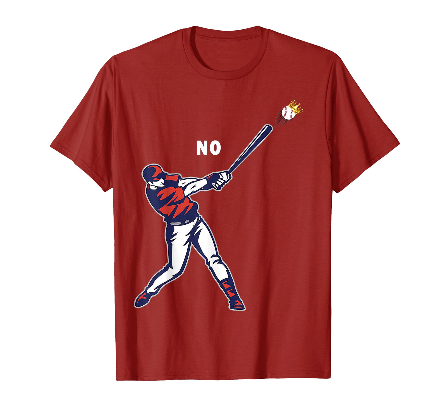 No Kings in America Baseball Funny Men, Women Shirt T-Shirt