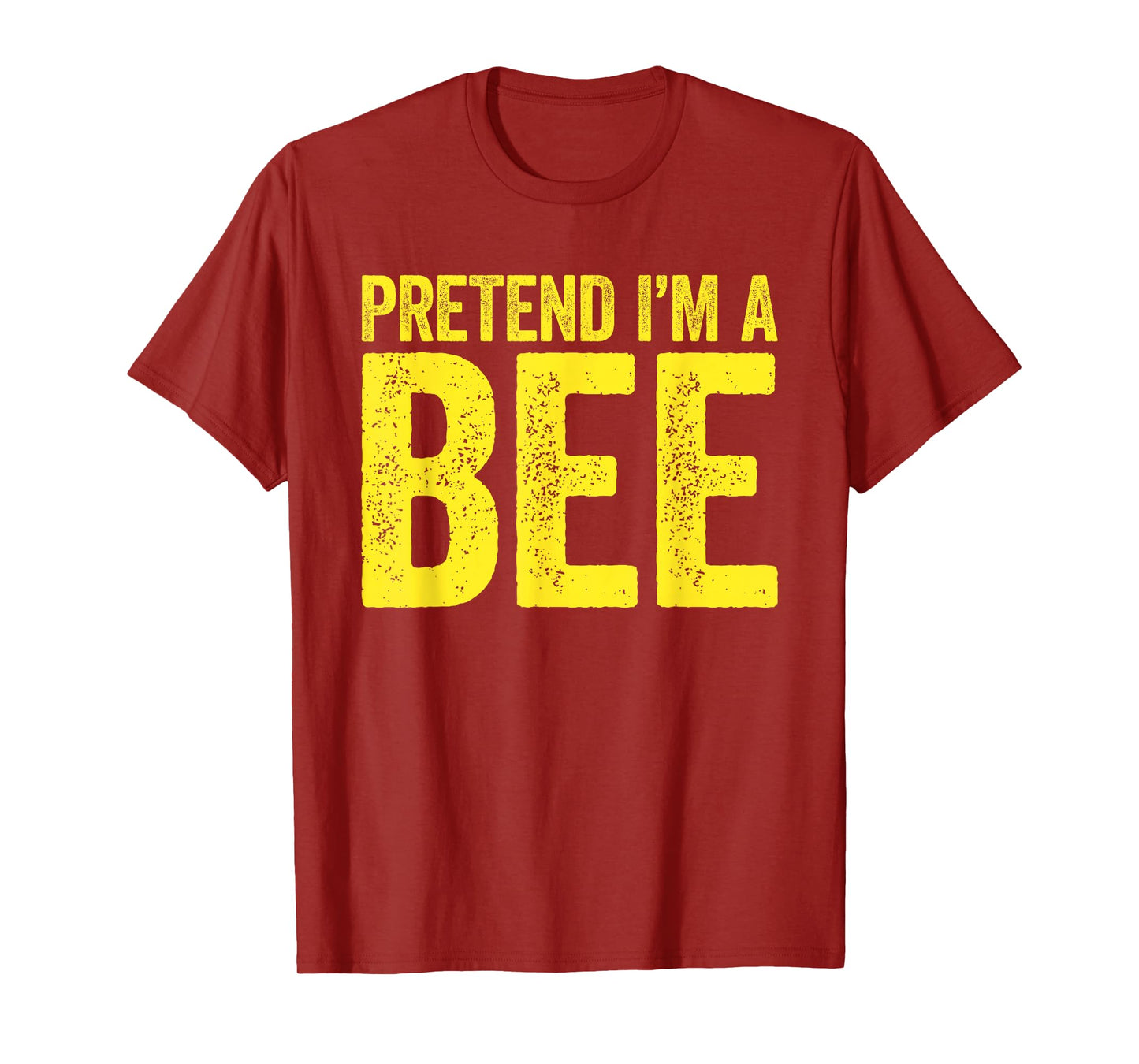 Pretend I'm A Bee Shirt Matching Men Women Adult Bee Costume T-Shirt