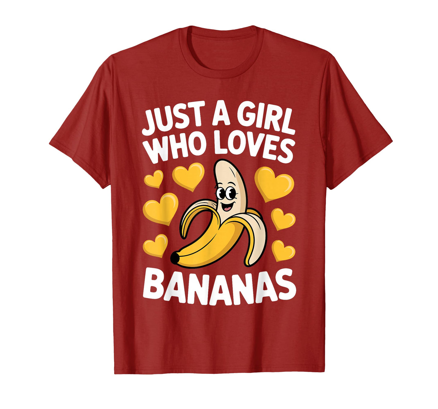 Funny Banana Design for Women Girls Banana Lovers Banana T-Shirt