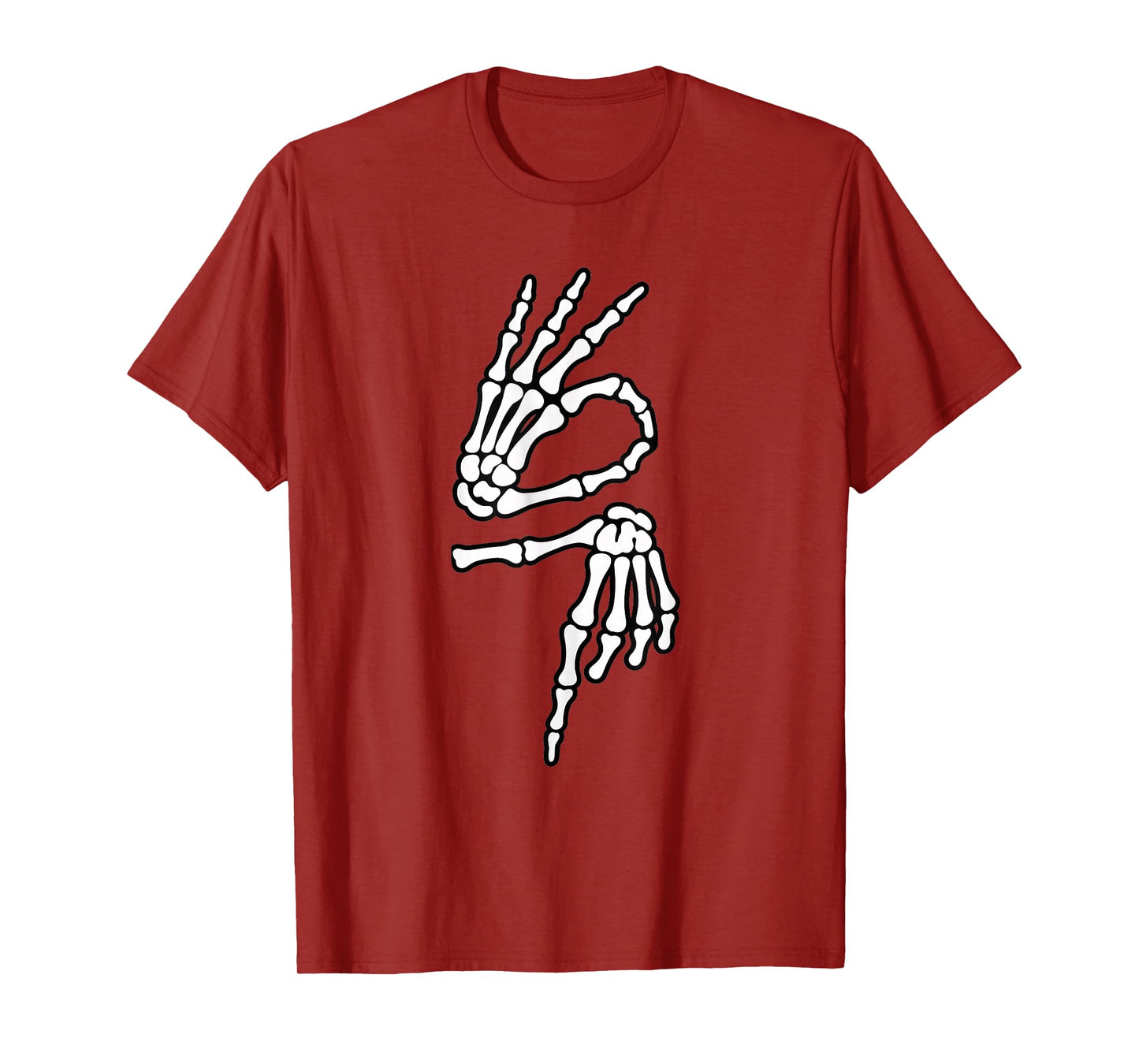 67 Meme Skeleton Hand 6 7 Halloween Six Seven T-Shirt