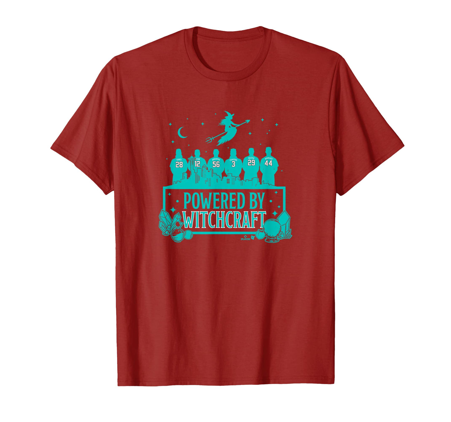 Powered by Witchcraft - Seattle Baseball T-Shirt