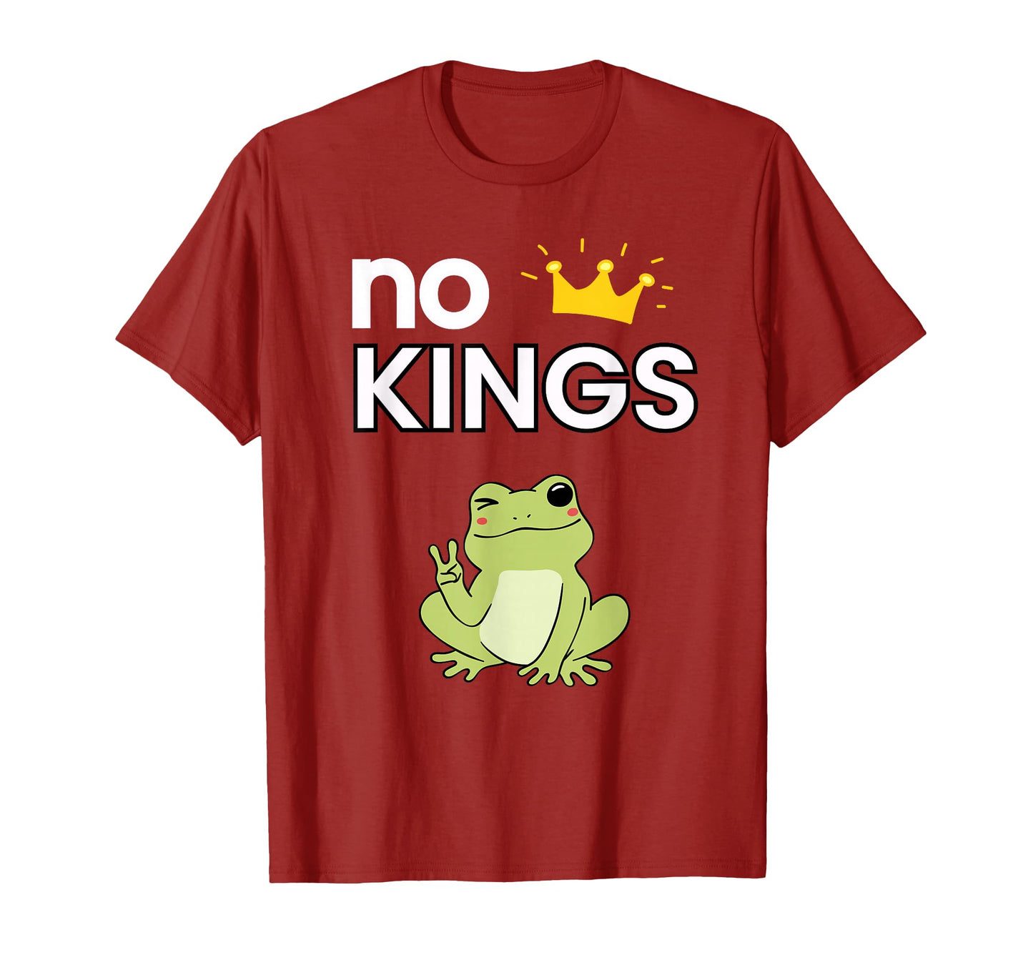 No Kings Shirt Men Women Portland Frog Protest T-Shirt