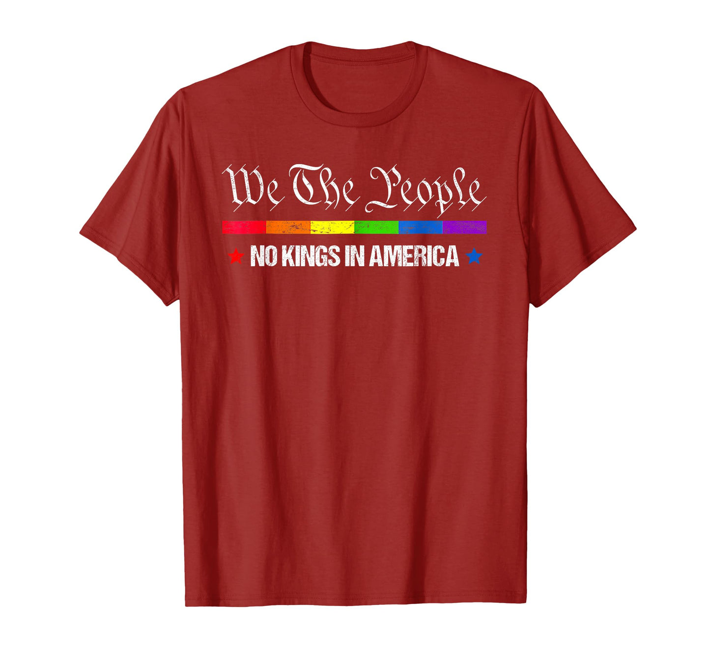 We The People No Kings in America Funny Political T-Shirt