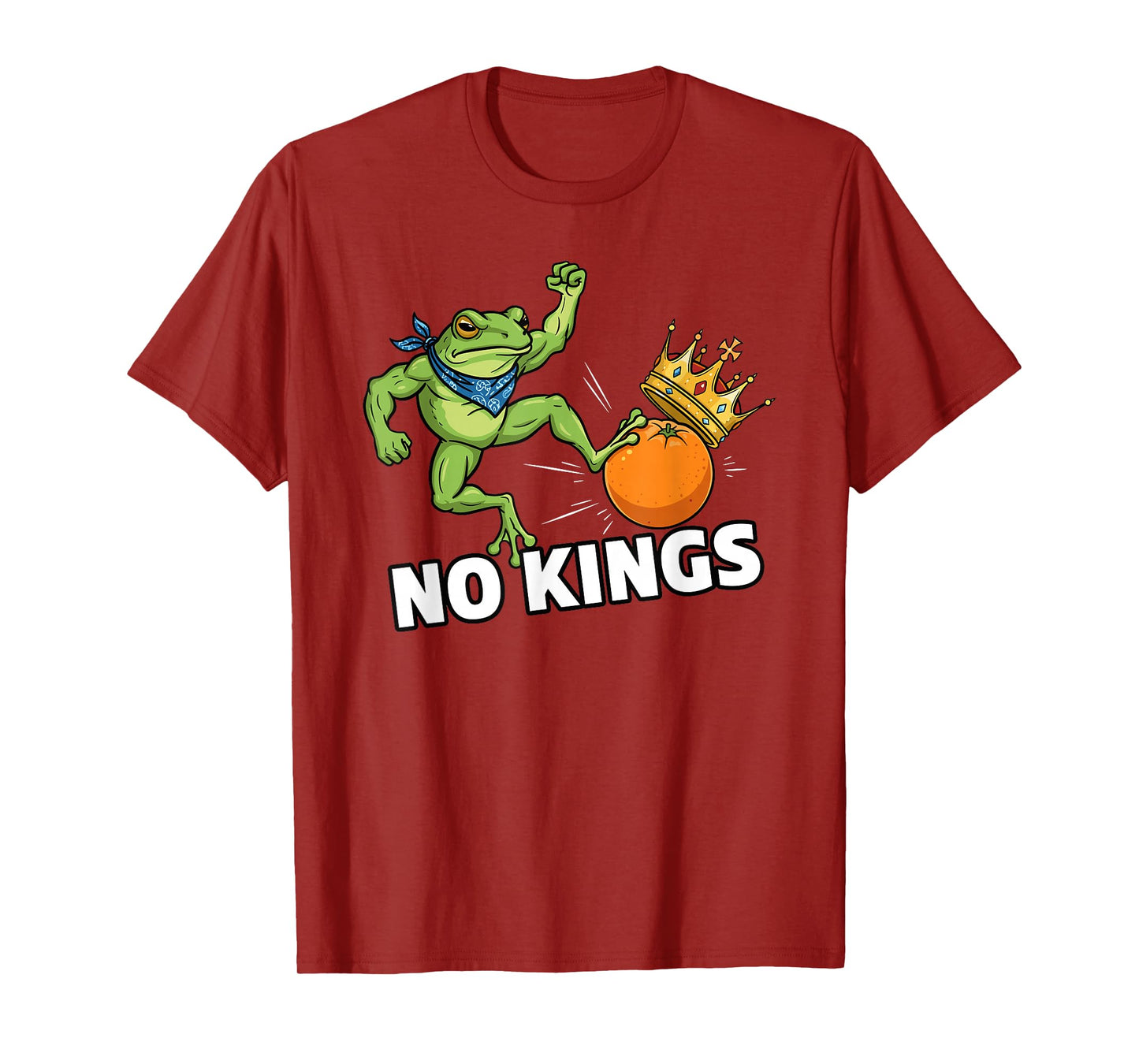 Frog No Kings in America We The People Political T-Shirt