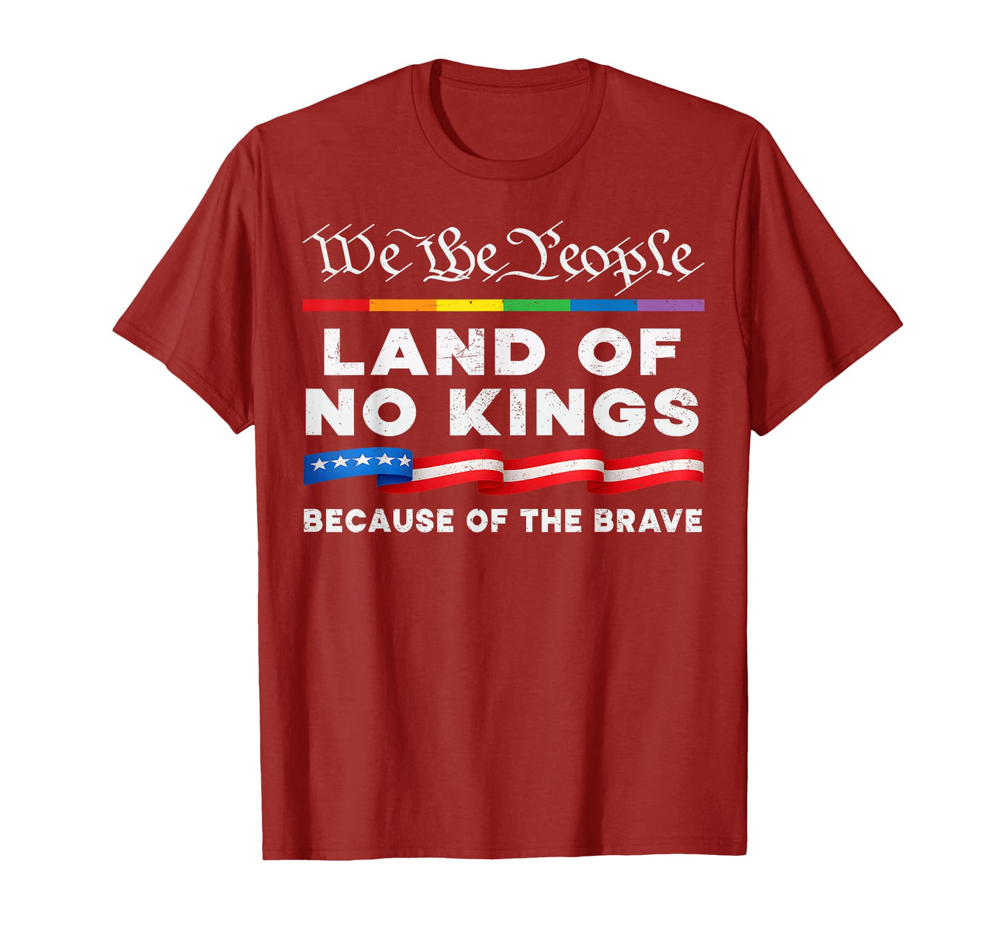 No Kings Shirt America Vintage Flag No Kings Day T-Shirt