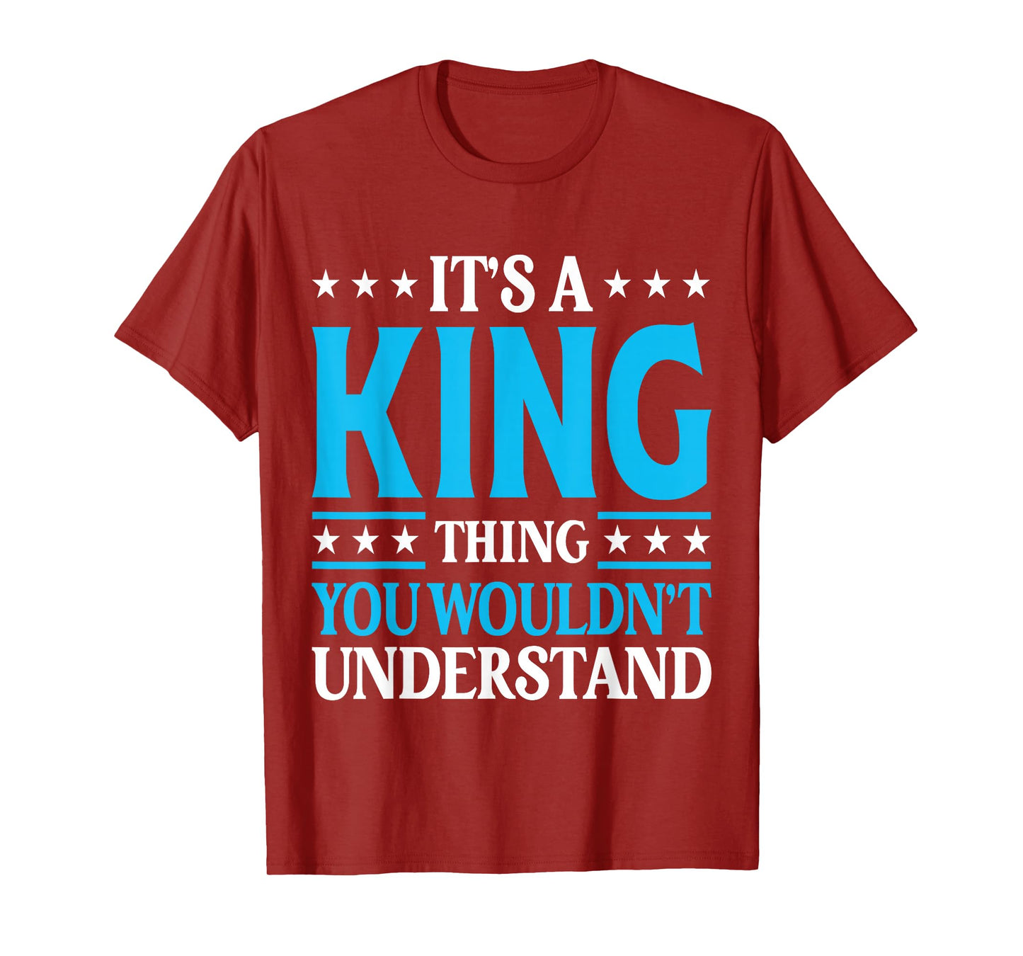 It's A King Thing Surname Funny Family Last Name King T-Shirt