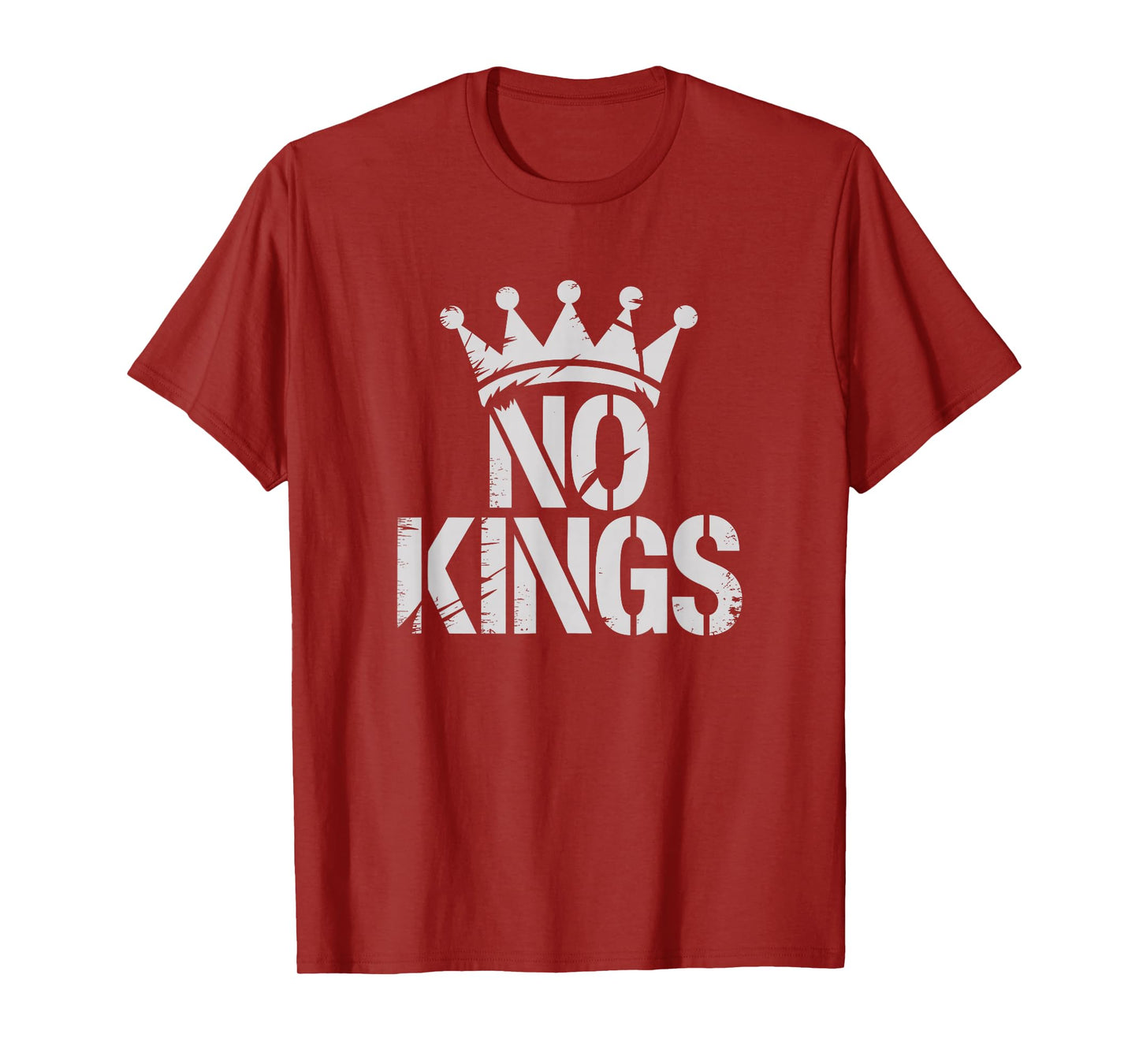 No Kings in USA tees. Minimalist Design Freedom Statement T-Shirt