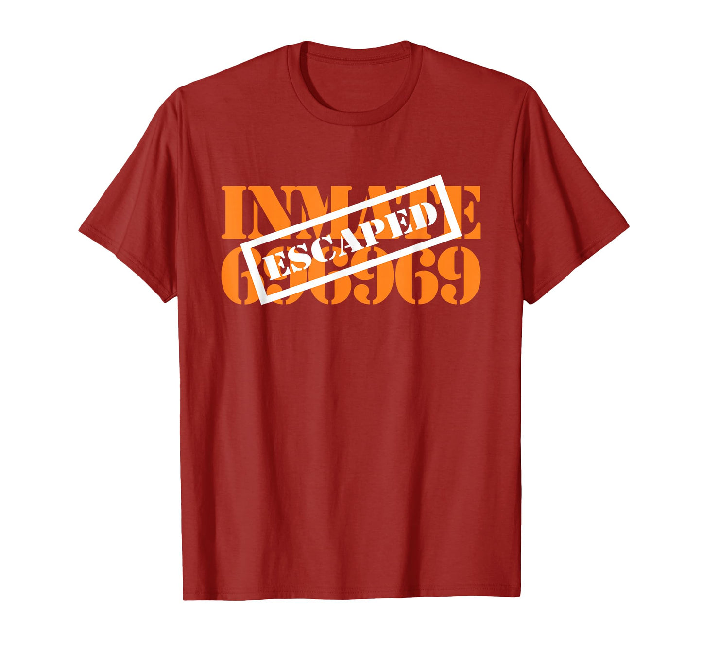 Orange State Prison Inmate County Jail Halloween Costume T-Shirt