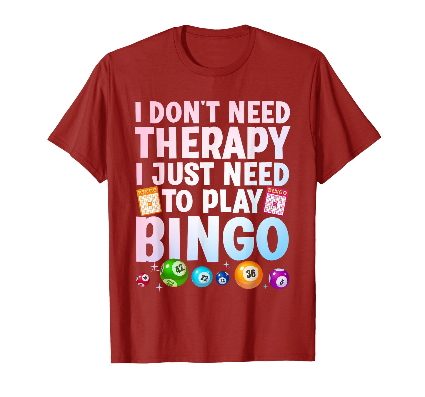 Cute Bingo Novelty for Men Women Bingo Lover Bingo Player T-Shirt