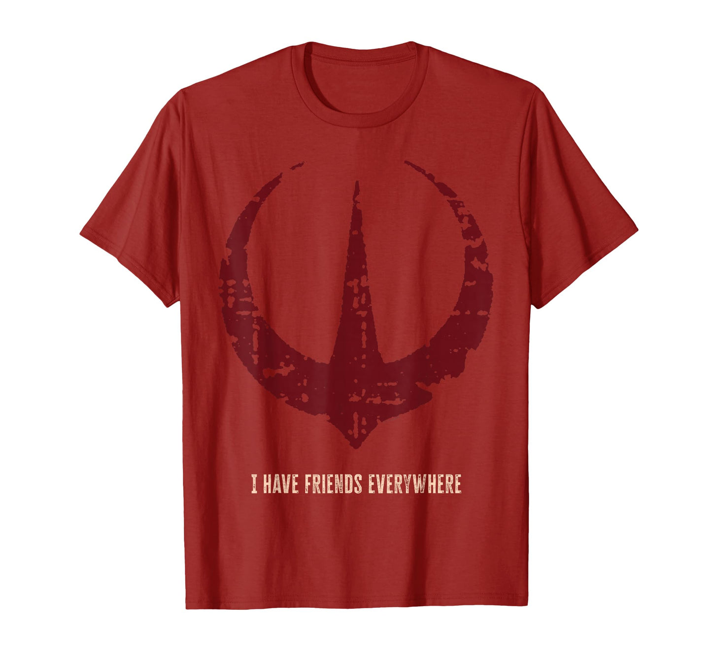 Star Wars Andor "I Have Friends Everywhere" Quote Rebel Logo T-Shirt