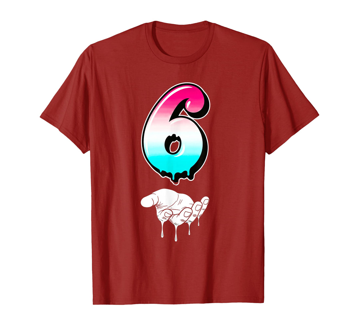 Cool Six Seven 6 7 Meme Gen Alpha Slang Costume Matching T-Shirt
