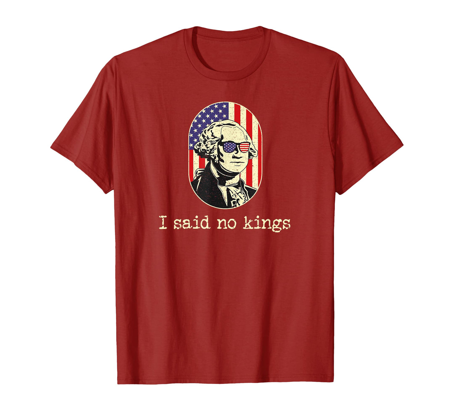 No Kings in America Flag,I Said No Kings Protest Resist 1776 T-Shirt