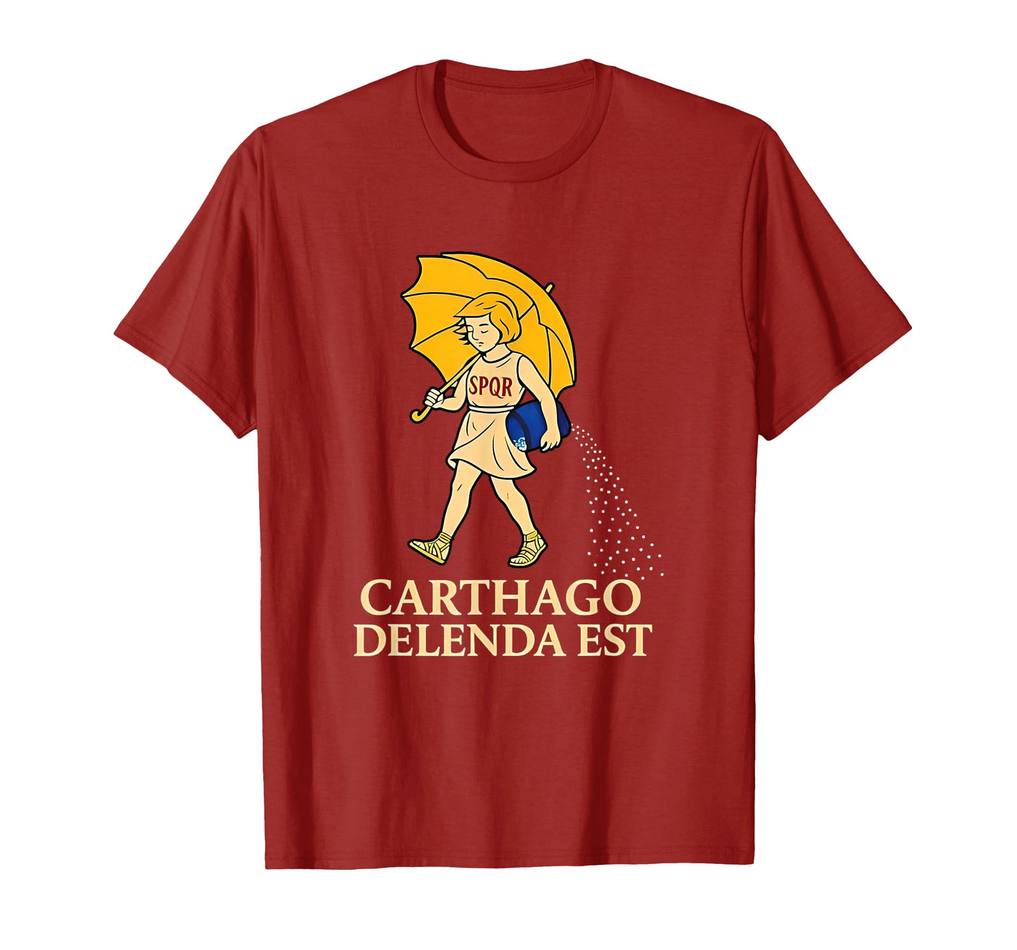 Carthago Delenda EST SPQR T-Shirt