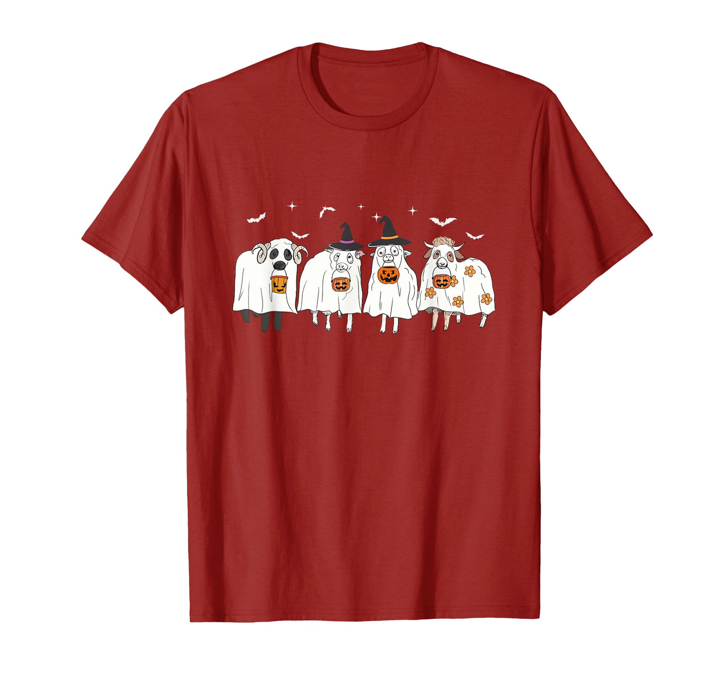 Sheep Sheet Halloween Sheep Ghost Spooky Season Sheep Lover T-Shirt