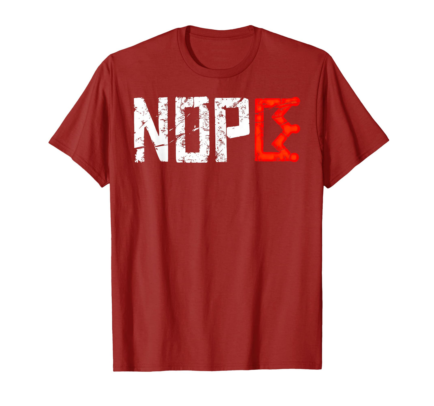 No Kings Nope Protest Sign Horizontal T-Shirt