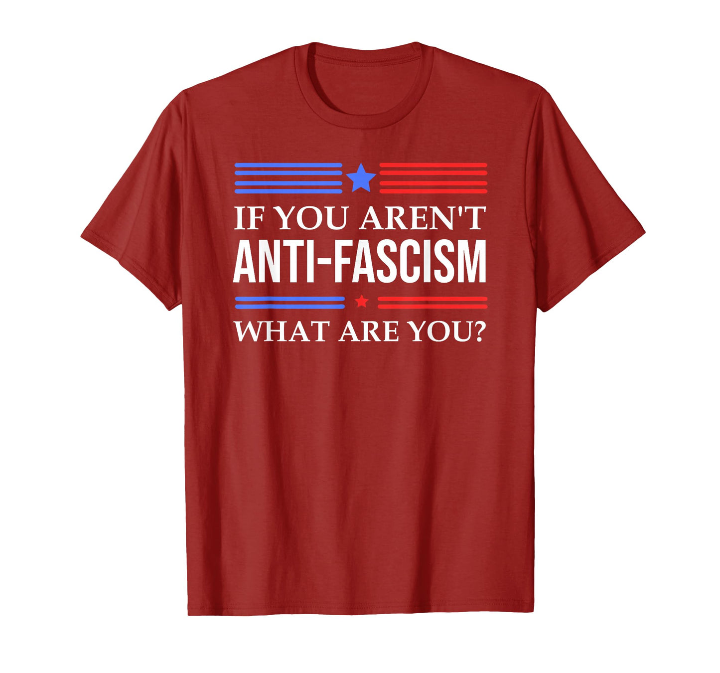 Resist Fascism Fight If You aren't Anti-Fascism What are You T-Shirt