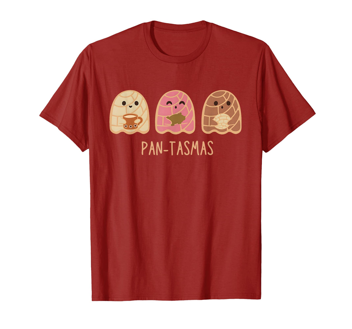 Pantasmas Ghost Funny Spooky Mexican Halloween for Women Men T-Shirt