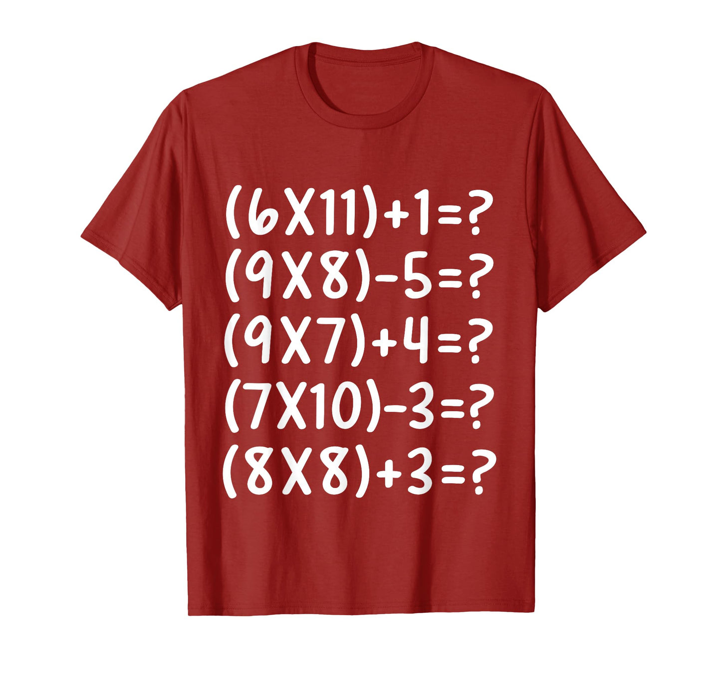 Six Seven Math Teacher T-Shirt