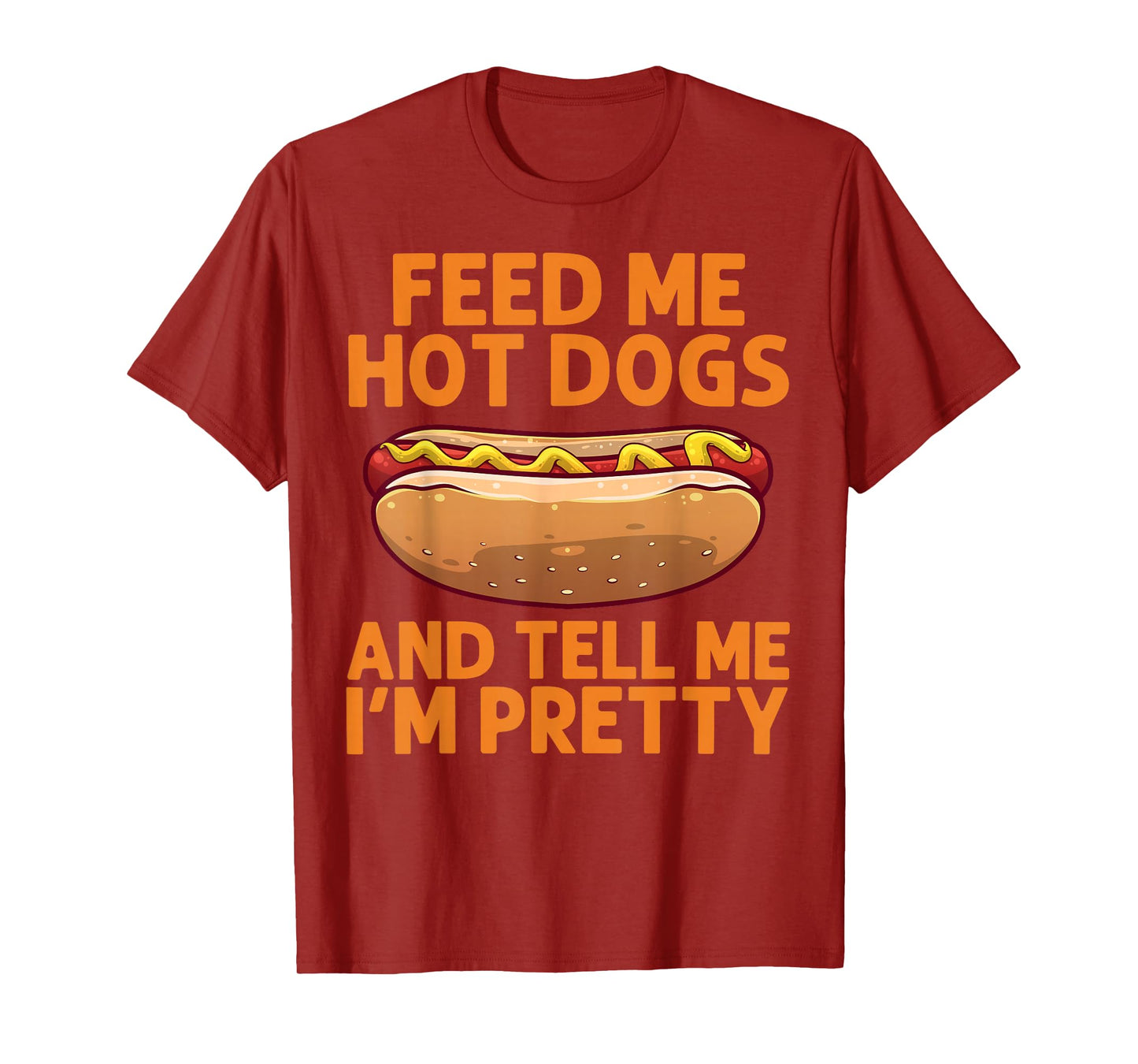 Funny Hot Dog Art for Men Women Kids Hot Dog Stand Hot Dog T-Shirt