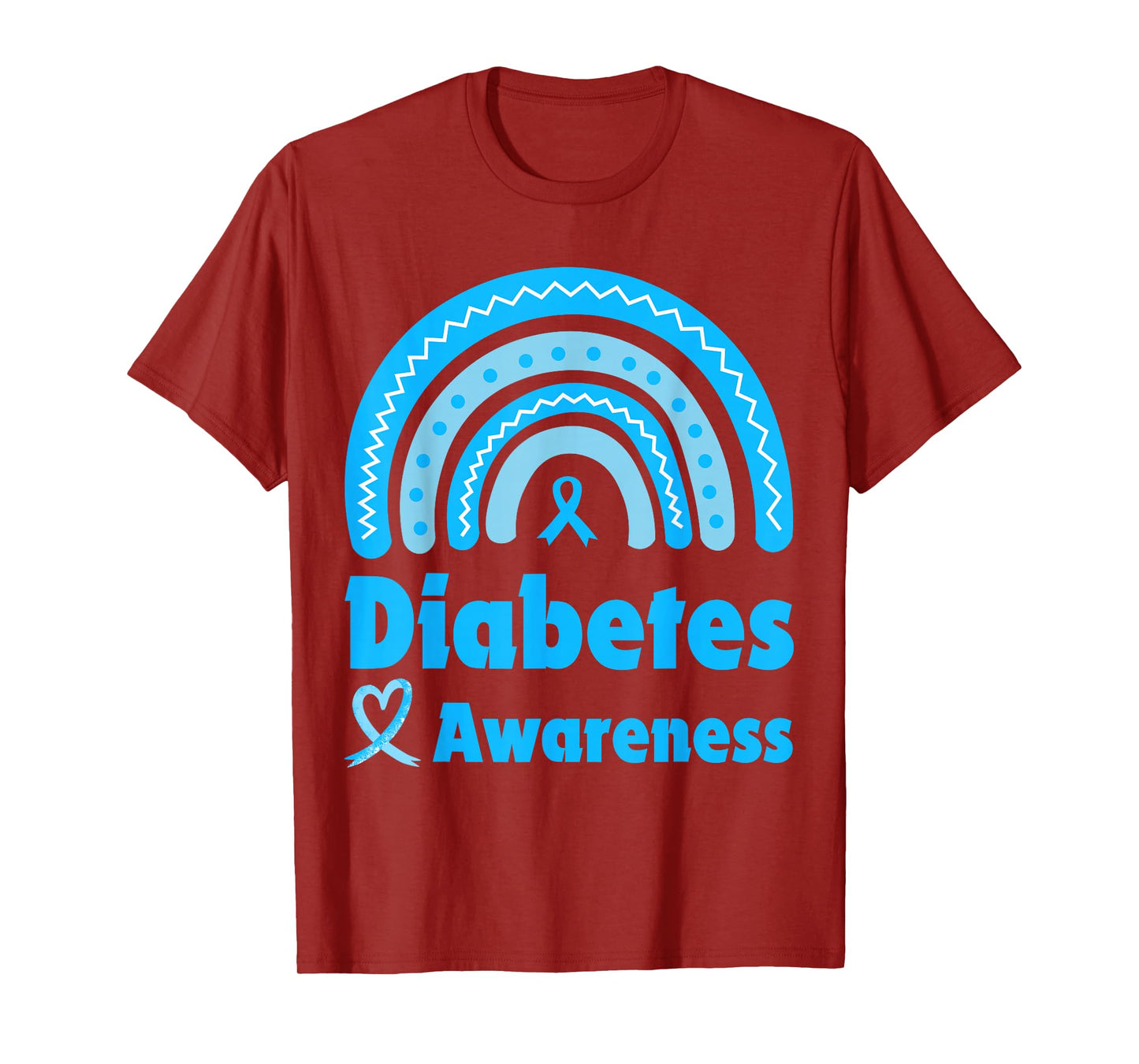 Diabetes Awareness T1D Type 1 And T2D Type 2 Women T-Shirt