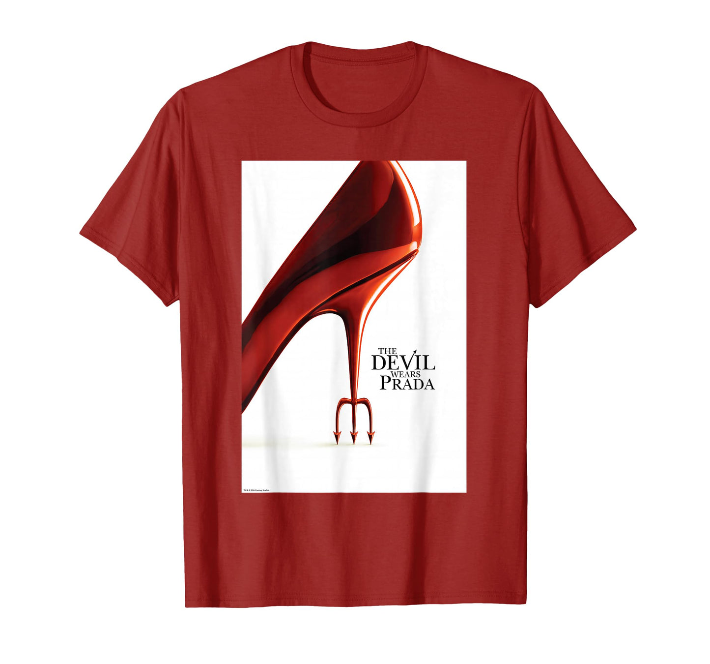 The Devil Wears Prada Red Shoe & Logo Official Movie Poster T-Shirt