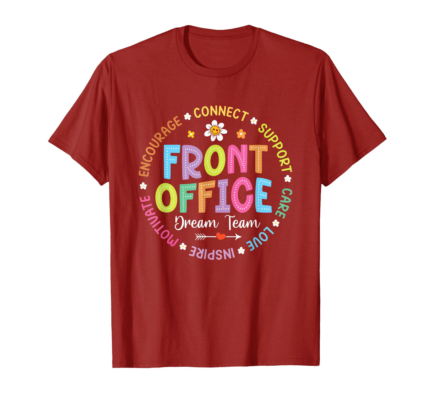 Front Office Squad Back to School Happy First Day of School T-Shirt