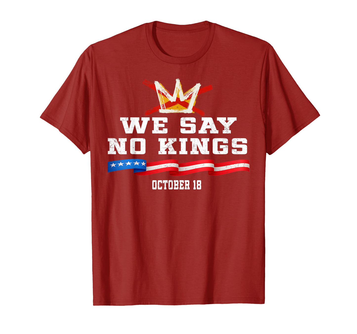 No Kings Day Patriotic No Kings 2025 T-Shirt