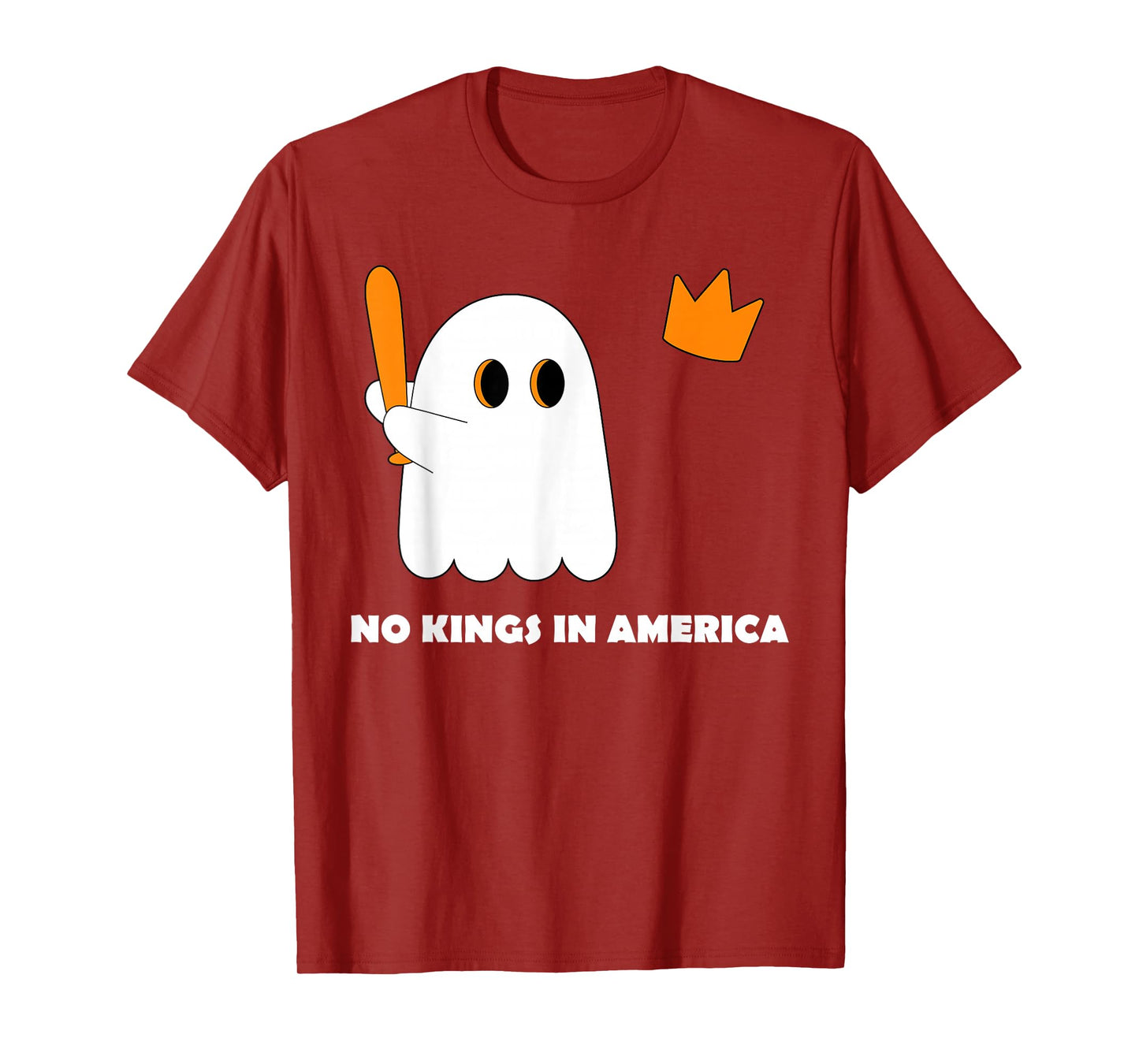 No Kings in America Funny Halloween T-Shirt