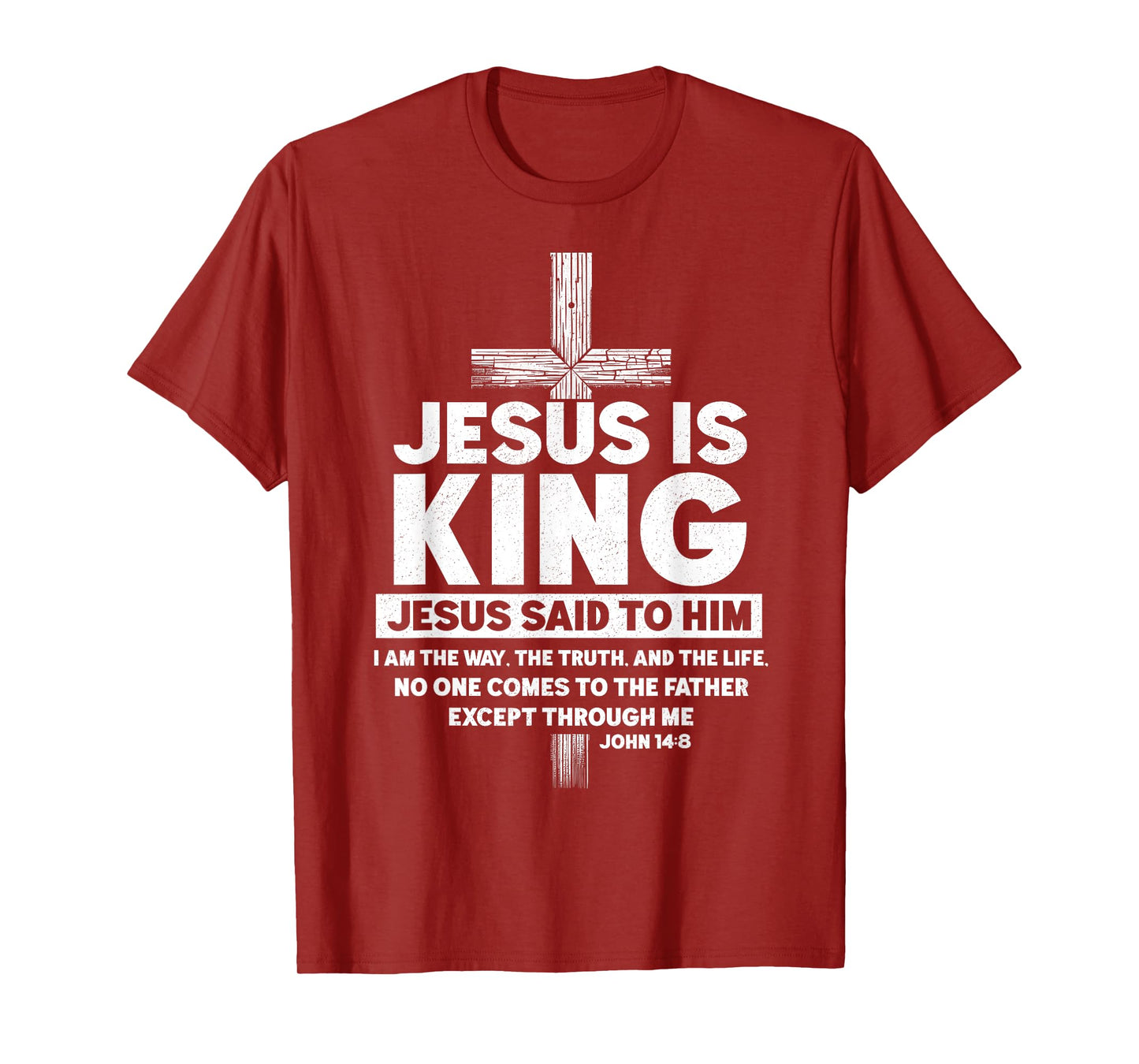 Jesus Is King Jesus Said To Him Christian Believer Faith T-Shirt