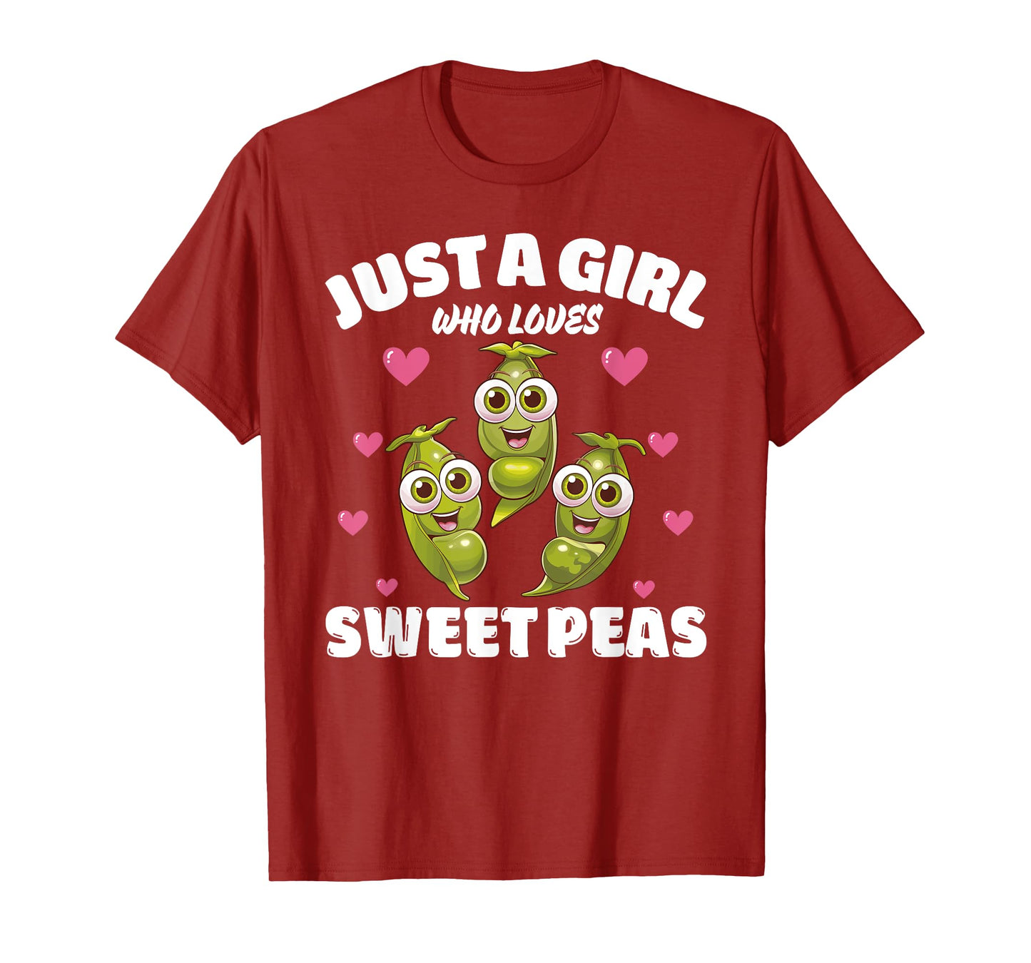 Just A Girl Who Loves Sweet Peas, Sweet Pea Flowers Lover T-Shirt