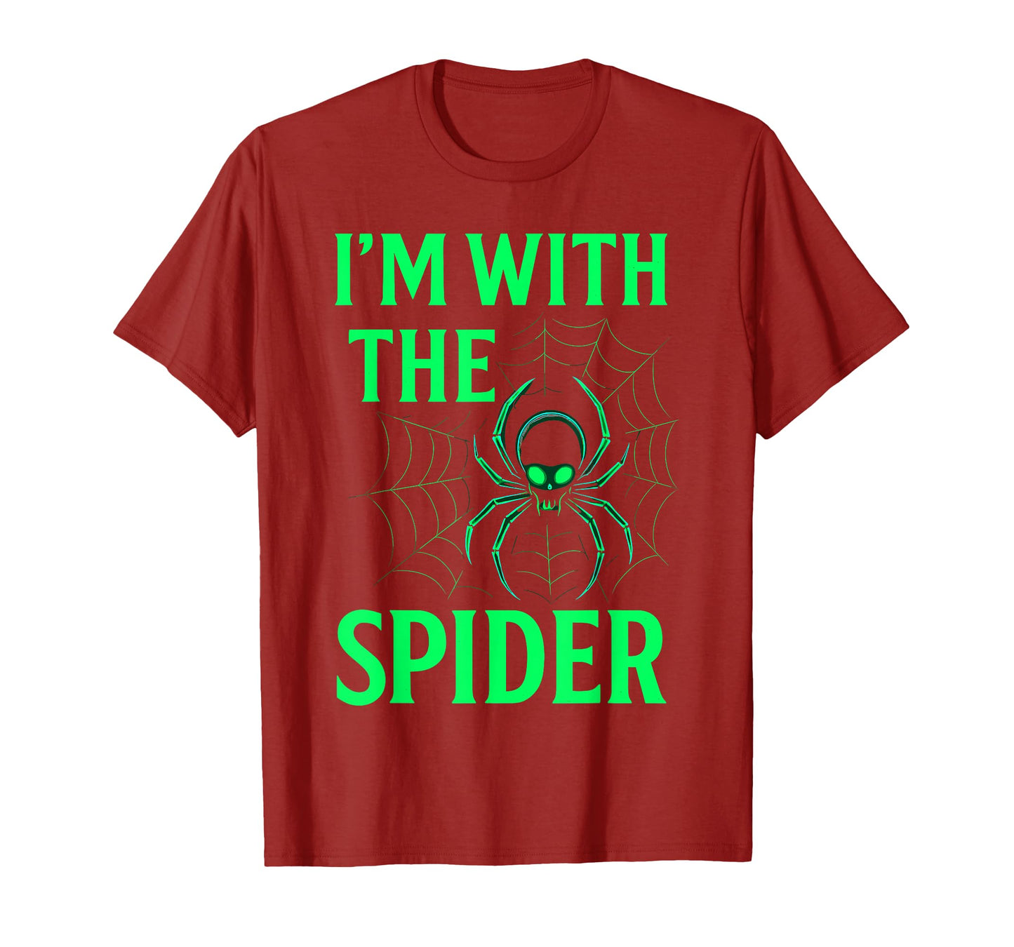 I’m with The Spider Shirt, Funny Halloween Costume T-Shirt