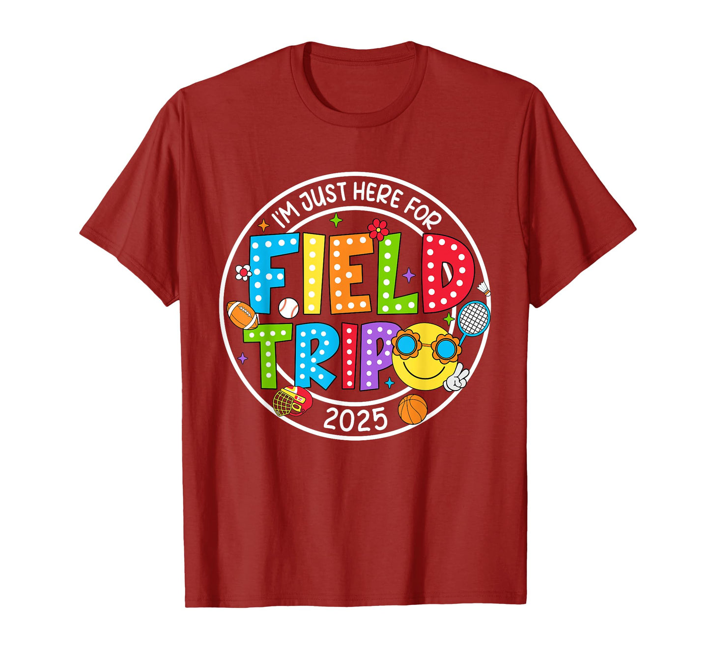 Field Trip Happy Field Day 2025 Let The Games Begin Kids T-Shirt