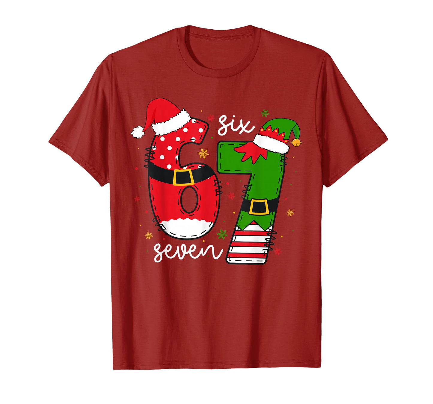 67 Meme Six Seven for Kids Women Men Boys Girls Christmas T-Shirt