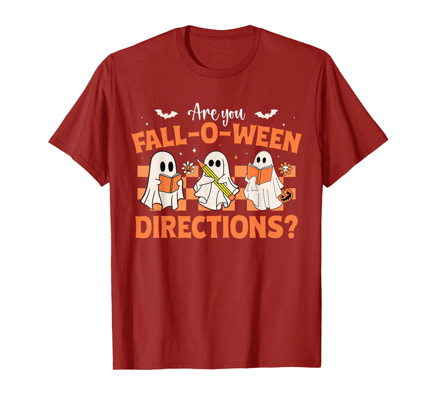 are You Fall-o-ween Directions Funny Teacher Halloween T-Shirt