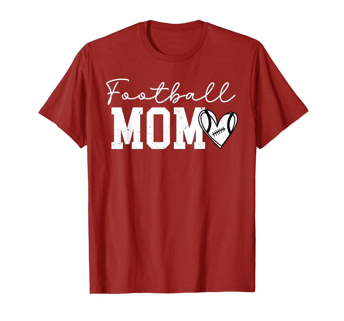 Football Mom Mama Football Game Day Sports Go Cheer Season T-Shirt