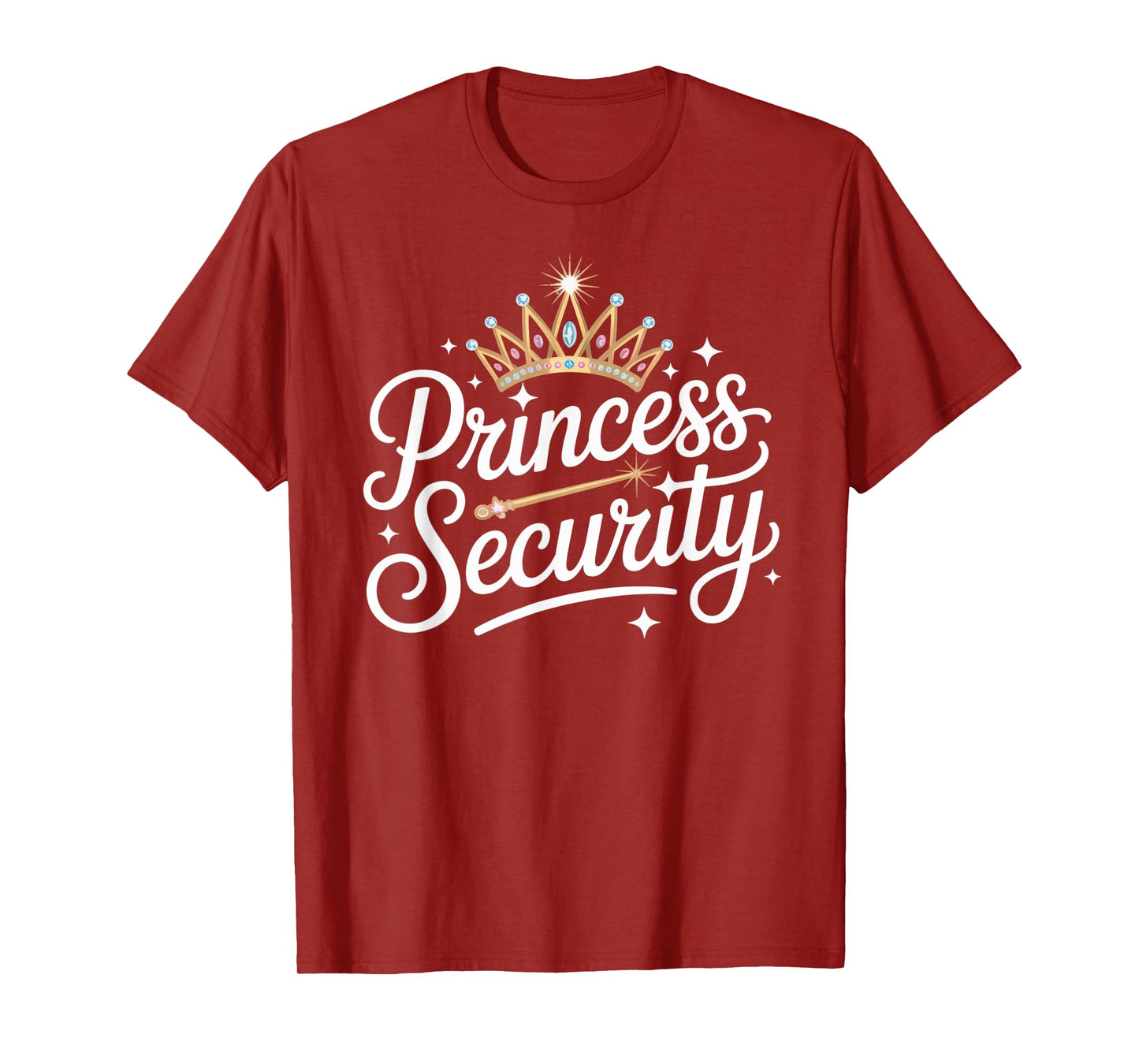 Princess Security Funny Halloween Costume Dad Mom Group T-Shirt